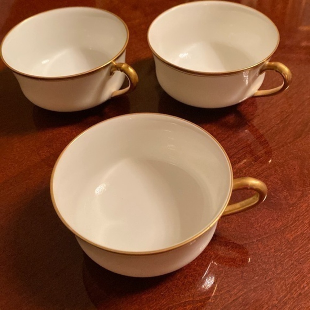 Vintage Haviland‎ France Limoges set of 3 teacups 3.5”
